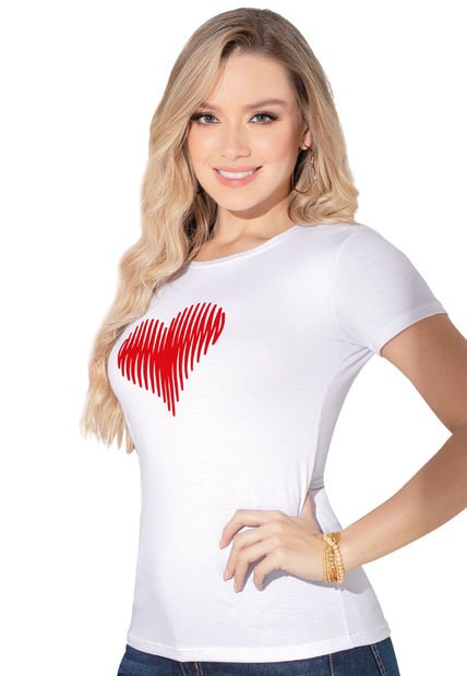 Camiseta Mujer Blanco Mp 5297