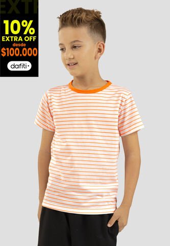 Camiseta Niños Mandarina Mp 101177 MP