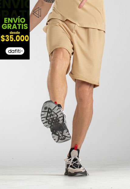 Bermuda Hombre Beige Mp 100496