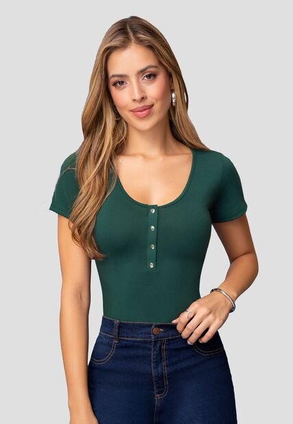 Blusa Mujer Verde Pino Mp 111998
