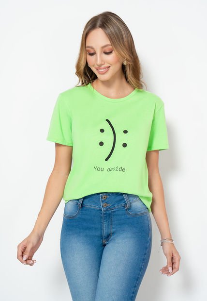 Camiseta Mujer Verde Mp 101412