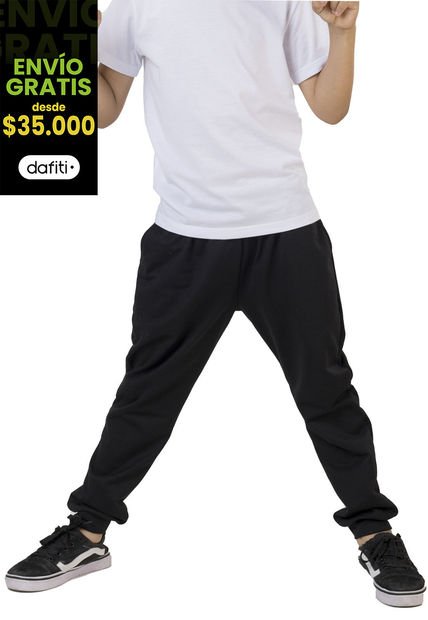 Jogger Infantil Negro Mp 2126