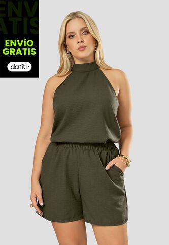 Conjunto Mujer Verde Militar Mp 112877 MP