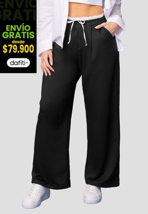 Pantalón Mujer Negro Mp 112040
