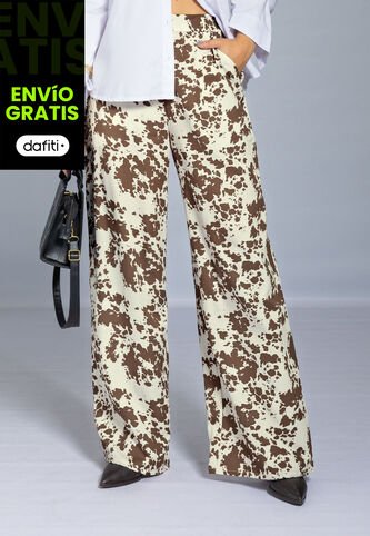 Pantalón Mujer Estampado Mp 113245 MP