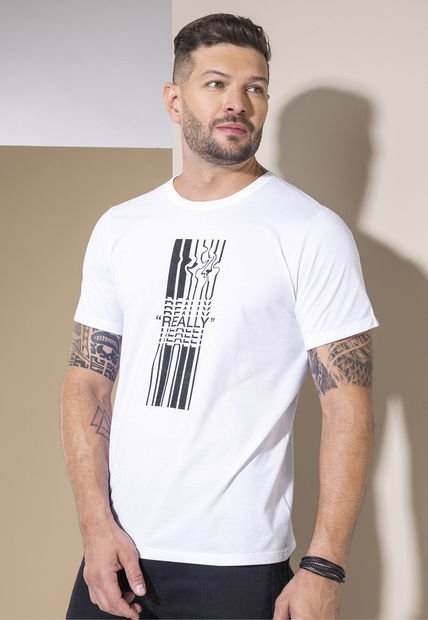 Camiseta Hombre Blanco Mp 2113