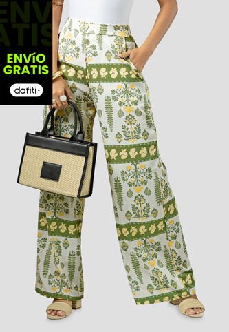 Pantalón Mujer Estampado Mp 113011 MP