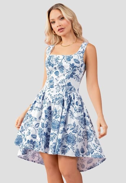 Vestido Corto Mujer Estampado Mp 111270