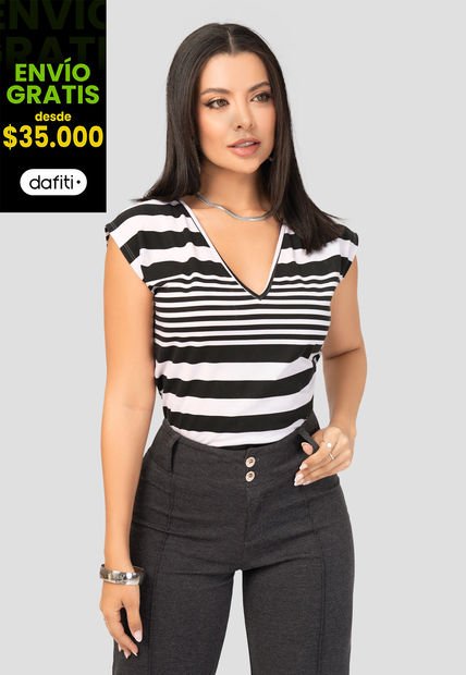 Blusa Mujer Negro Mp 103333