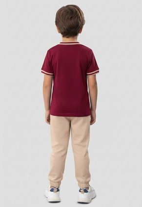 Conjunto Infantil Masculino Merlot-Latte Mp 113079