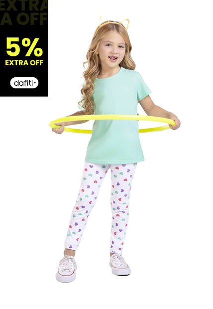 Legging Paq X2 Infantil Multicolor Mp 4133