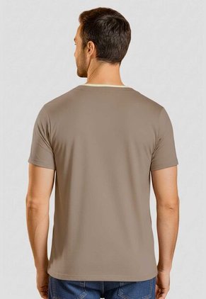 Camiseta Hombre Café Pardo Mp 113965