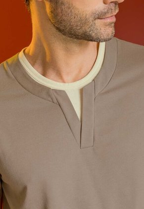 Camiseta Hombre Café Pardo Mp 113965