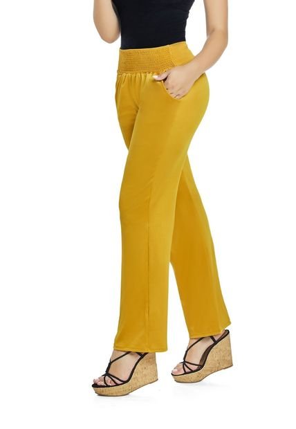 Pantalón Para Mujer Mostaza MP