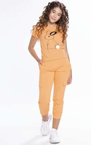 Jogger Infantil Femenino Amarillo Mp 210 MP