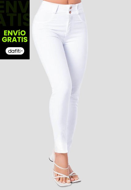 Pantalón Mujer Blanco Mp 89814