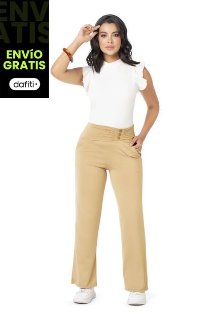 Pantalón Mujer Caramelo Mp 86925