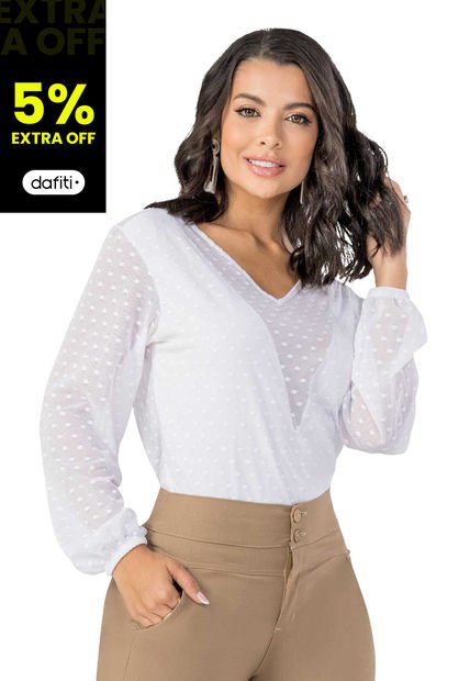 Blusa Mujer Blanco Mp 102044