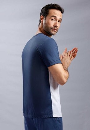 Camiseta Hombre Azul Profundo Mp 70042