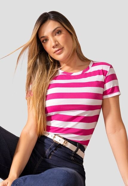 Camiseta Mujer Estampado Mp 112330