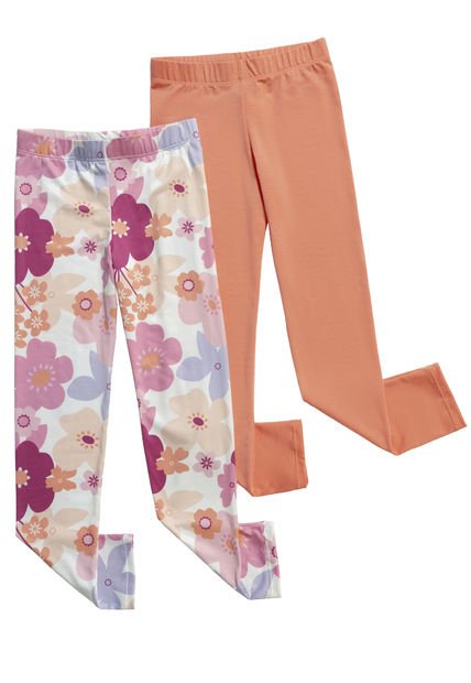 Legging Paq X2 Infantil Femenino Multicolor Mp 102010