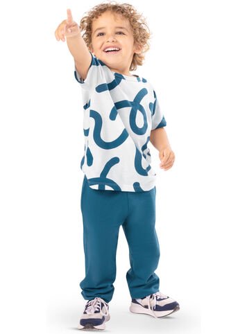 Conjunto Infantil Masculino Azul Mp 100155 MP