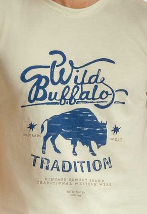 Camiseta Hombre Crema Mp 113723