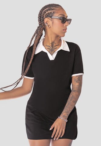 Vestido Corto Mujer Negro Mp 110151 MP