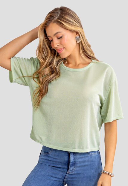 Blusa Mujer Verde Matcha Mp 110694