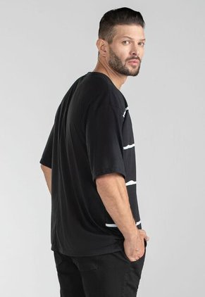 Camiseta Hombre Negro Mp 101221