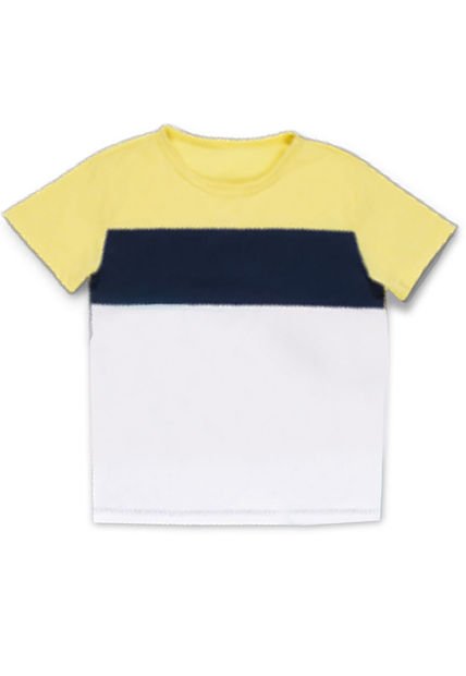 Camiseta Niños Masculino Amarillo Mp 7828