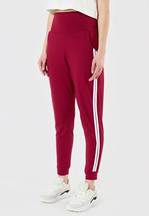 Pantalón Sudadera Vino Tinto-Blanco MP