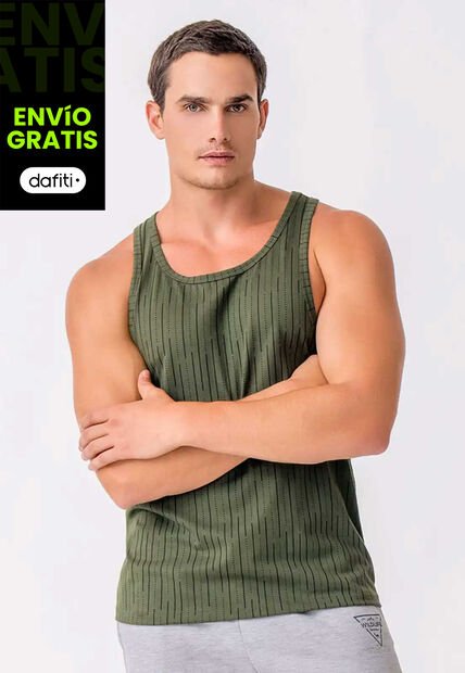 Camisilla Paq X2 Hombre Bicolor Mp 111812
