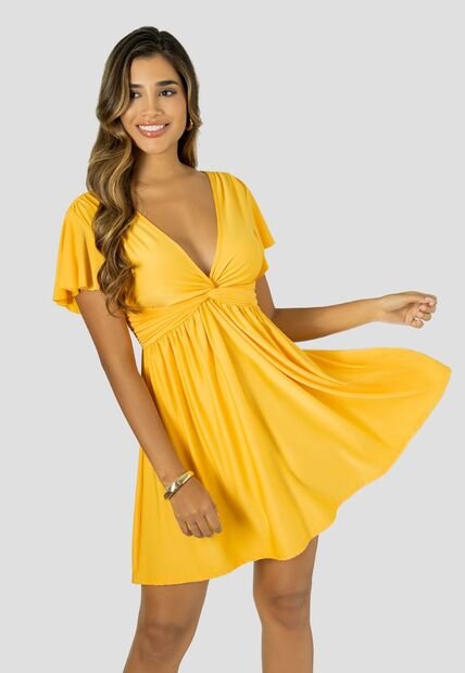 Vestido Corto Mujer Girasol Mp 112688