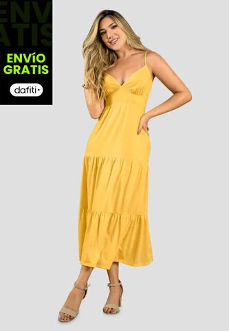 Vestido Largo Mujer Girasol Mp 111399 MP