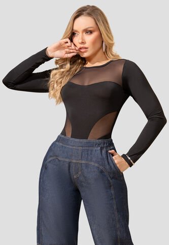 Body Mujer Negro Mp 102981 MP