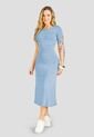 Vestido Largo Mujer Bicolor Mp 113069 de MP