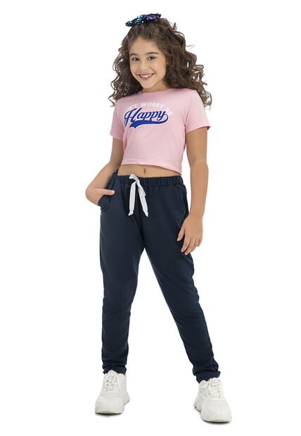 Jogger Infantil Azul Mp 79792