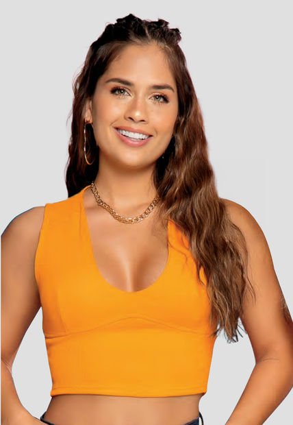 Camiseta Mujer Naranja Mp 9709