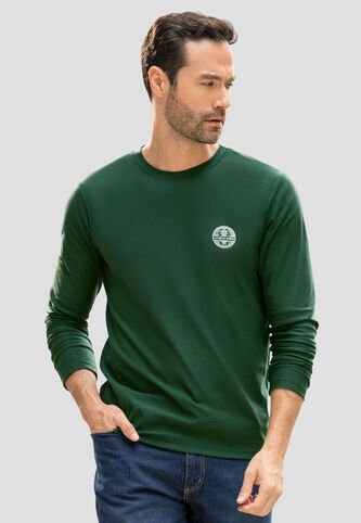 Camibuzo Hombre Verde Pino Mp 110747 MP