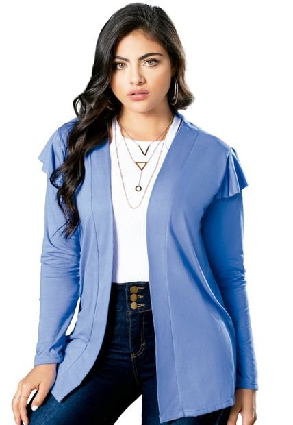 Cardigan Adulto Mora Azul Mp 88820
