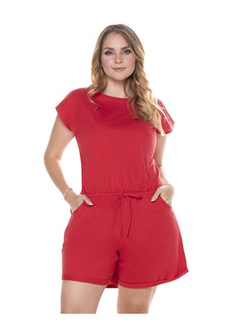Enterizo Corto Mujer Rojo Mp 101936 MP