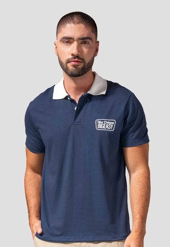 Polo Hombre Azul Profundo Mp 114979 MP