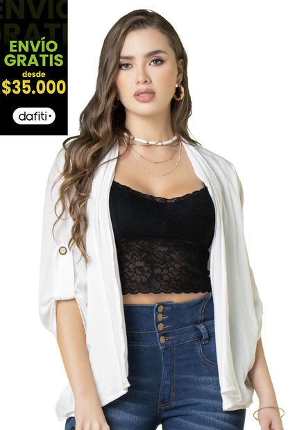 Crop Top Mujer Negro Mp 92547