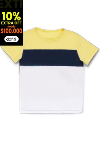 Camiseta Niños Masculino Amarillo Mp 7828 MP
