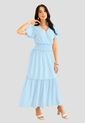 Vestido Mujer Azul Baby Mp 112659 de MP