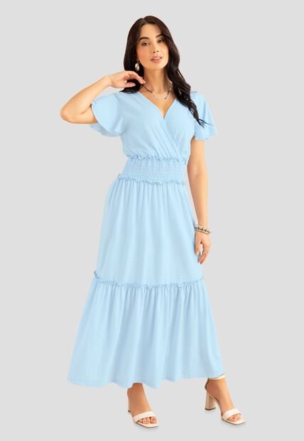 Vestido Mujer Azul Baby Mp 112659