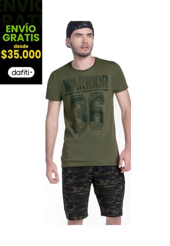Bermuda Juvenil Para Hombre MP -Camuflado MP