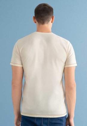 Camiseta Hombre Crema Mp 112553