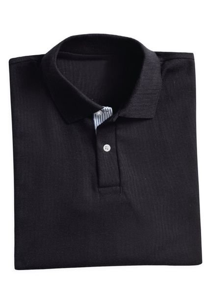 Polo Para Hombre Negro MP